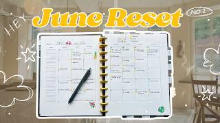 June Monthly Reset #juneplanwithme #lifeorganization
