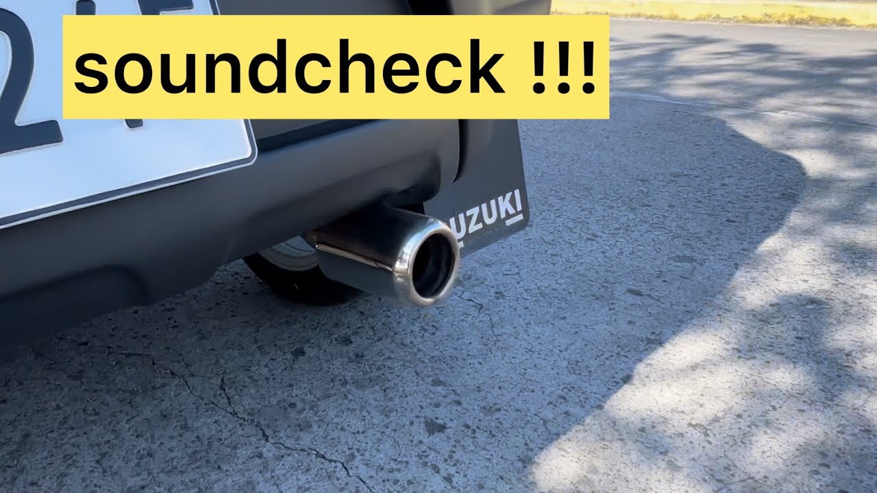 SOUND CHECK NG MUFFLER ! budgetcars suzukispresso YouTube