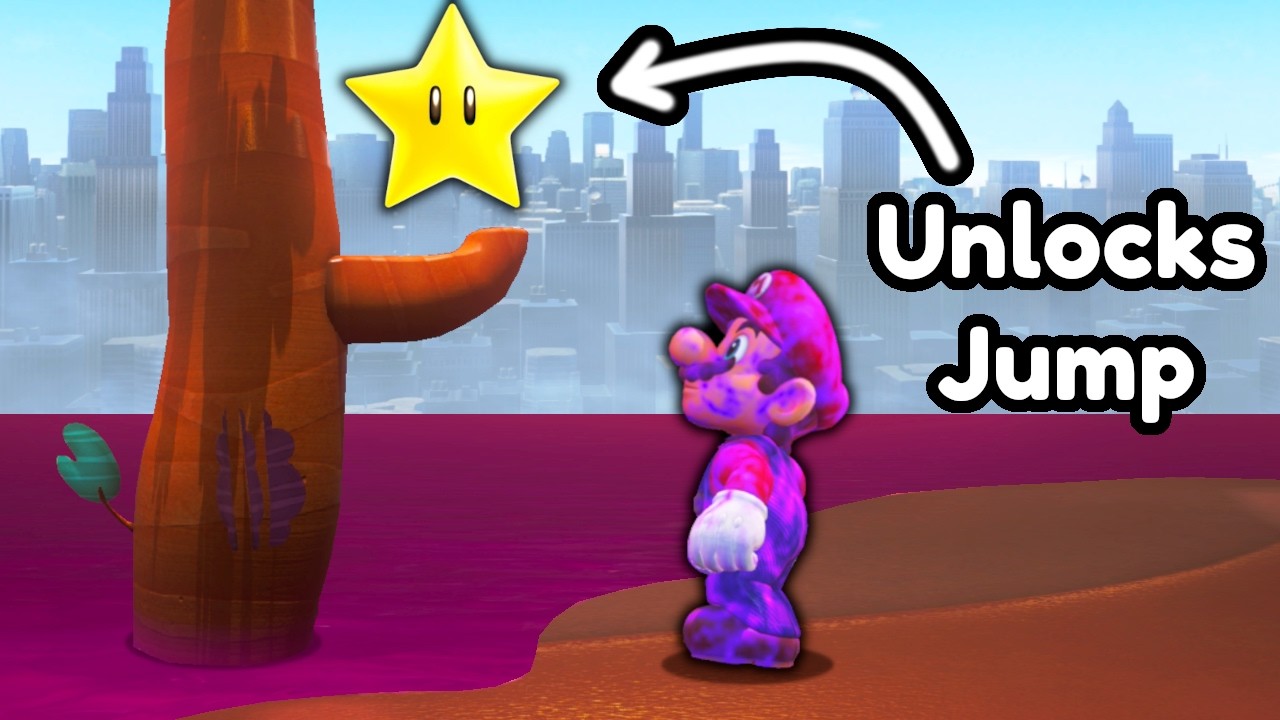 Mario Odyssey but everything is different
