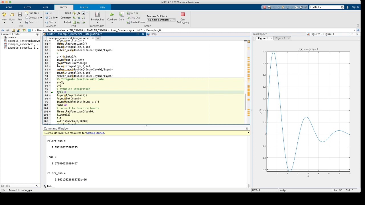 Matlab video 12: numerical integration (2/2) - YouTube