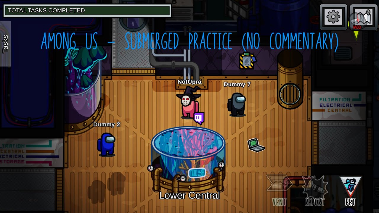 Among Us | PRACTICING SUBMERGED! | Part 3