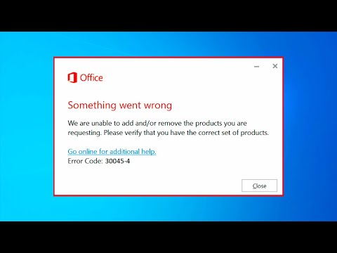 Error Code 30045-29 Fix | Something Went Wrong in Microsoft Office