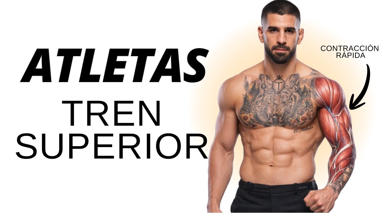 Los 5 MEJORES EJERCICIOS de tren superior para ATLETAS