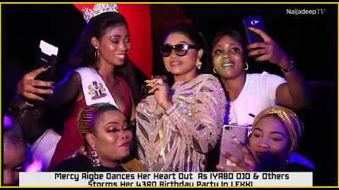 Mercy Aigbe Dances Her Heart Out As IYABO OJO & Others Storms Her 43RD Birthday Party In LEKKI