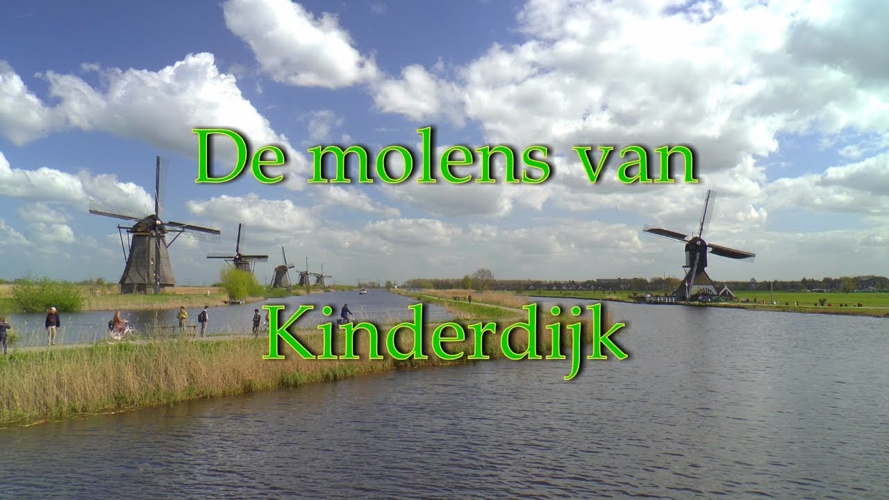 Molens van Kinderdijk. Dutch windmills-Kinderdijk - Unesco World Heritage