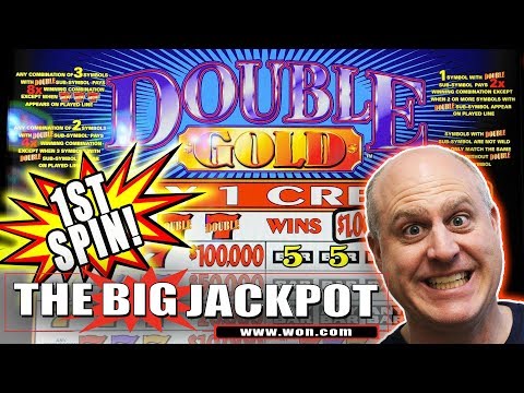 WOW! 🌟1st Spin INSTANT JACKPOT 🌟Double Gold Slots | The Big Jackpot