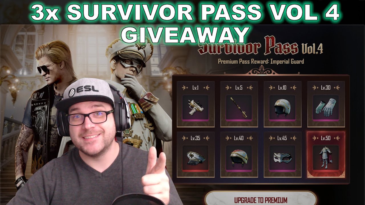 3x Survivor Pass Volume 4 в розыгрыше! (открыто) | PUBG НОВОЕ СОСТОЯНИЕ