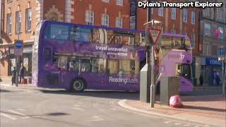 Reading Buses Enviro400EV 13 RG13 ZEB Purple 17 To Wokingham Road