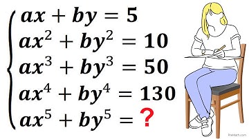 Olympiad Question | Learn to find the value of ax^5+by^5 | Math Olympiad Preparation