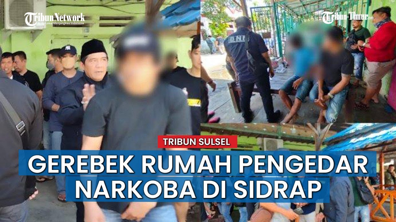 Ditresnarkoba Polda Sulsel Gerebek Rumah Terduga Pengedar di Sidrap