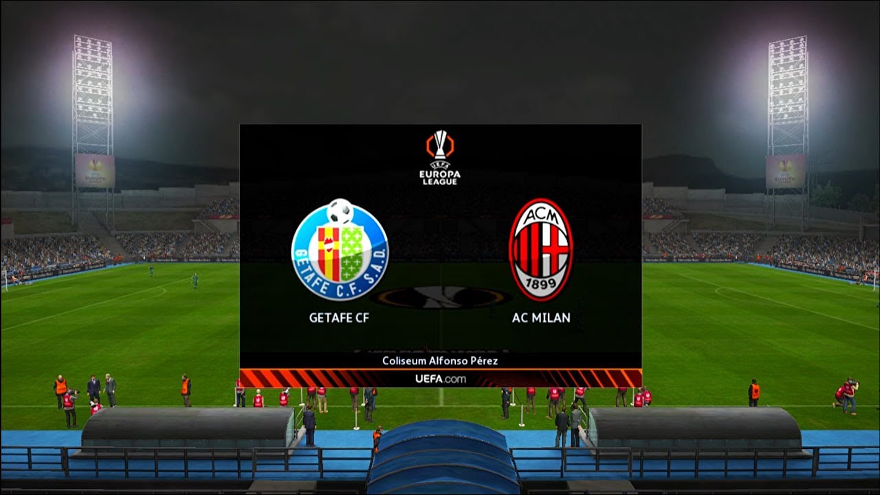 PES 2013 Master League Season 2 : AC Milan | UEFA EURO League | GETAFE CF VS AC MILAN | GAMEPLAY