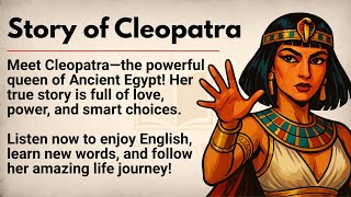 Cleopatra – The Last Queen of Egypt | Learn English Through Story Level 3 🌟| Graded Reader 📖