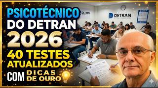 PSICOTÉCNICO DO DETRAN TOP: 40 TESTES INÉDITOS PARA GARANTIR SUA APROVAÇÃO