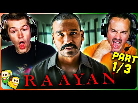 RAAYAN Movie Reaction Part (1/3)! | Dhanush | Aparna Balamurali | Kalidas Jayaram | Sundeep Kishan