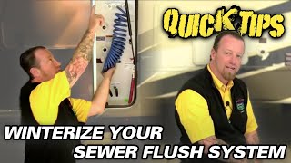 HOW TO WINTERIZE A SEWER FLUSH SYSTEM | Quick Tips with Randy