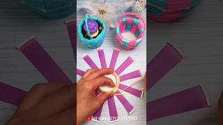 DIY From Cup Make a basket #shortsfeed #shorts