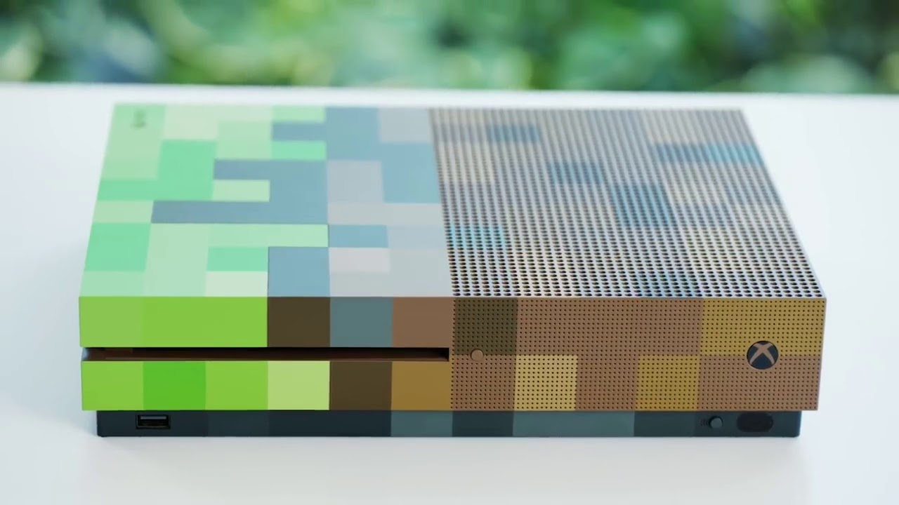 Xbox One S - Unboxing Minecraft Limited Edition Bundle - YouTube