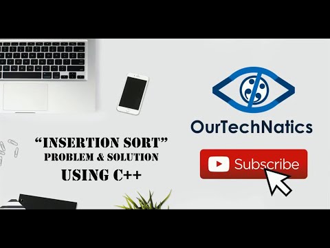 CProg#50 - Insertion Sort(Problem & Solution)