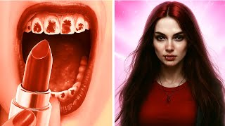 картинка: Таинственная Девушка Притворяется Вампиршей! 🧛‍♀️ Раскроется ли Её Тайна?