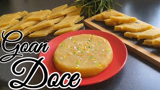 Goan Doce Recipe | Chonya Doce Recipe | Christmas Sweets | wedding Doce| Goan Recipe