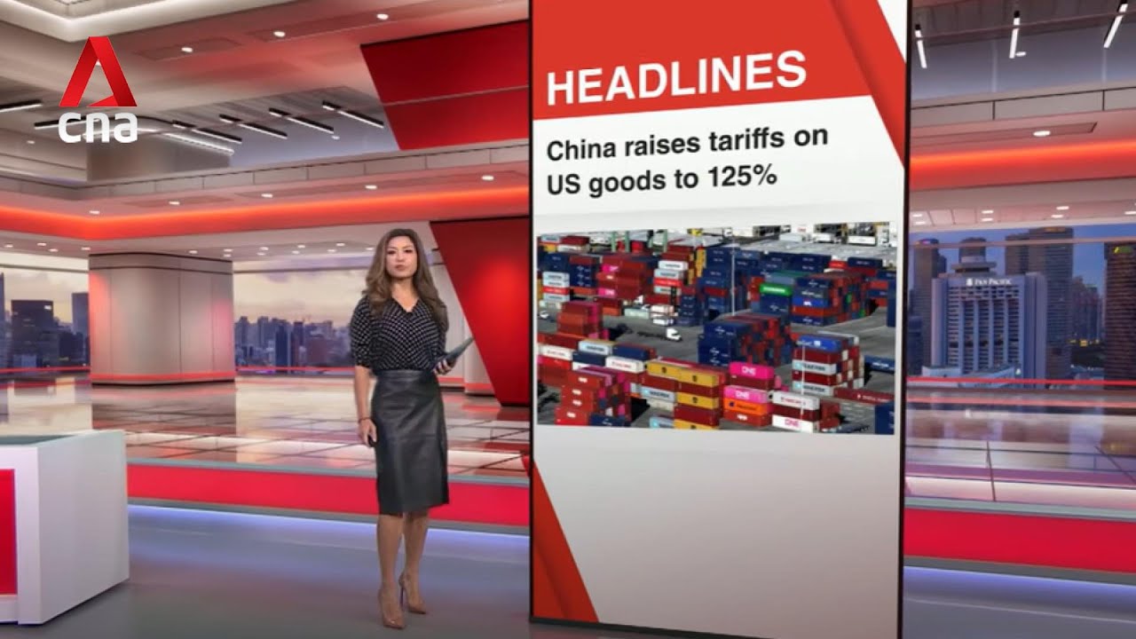 China hits back with 125% tariffs on US goods, files new WTO lawsuit | East Asia Tonight (Apr 11)