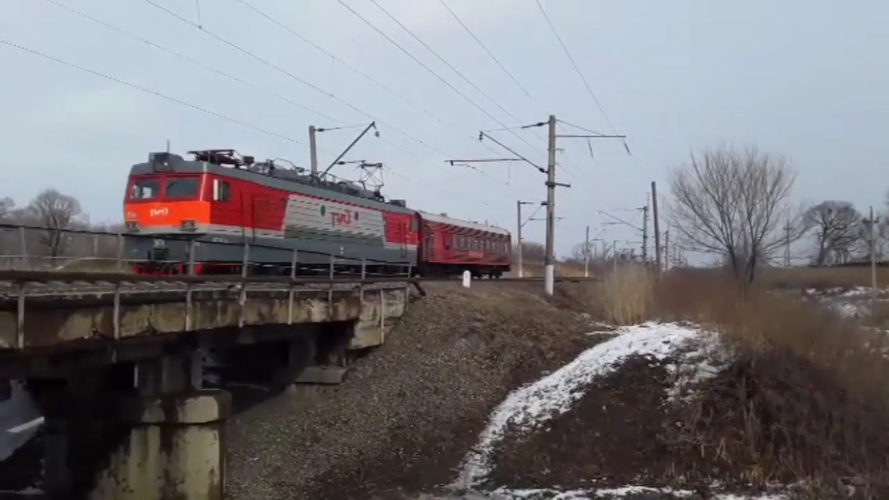 Приветливый бонус. ЭП1-154 с вагоном-путеобследователем и приветливой бригадой