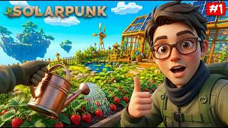 Can I Survive Alone on a Floating Island? - Solarpunk - Part 1