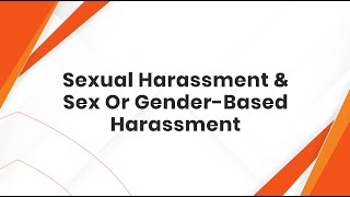 Preventing Sexual Harassment & Gender-Based Harassment in the Workplace | Safetyhut
