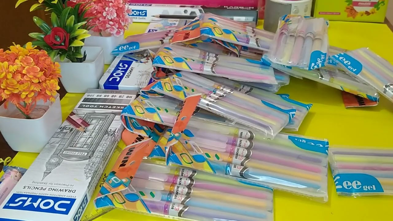 unboxing 🆕 win E Gel PEN IN BEAUTIFUL FLOROCENT COLOUR 🤩🤩😊😊🎁🎁🎁👌👌👌👌🌻🌻🌻🌻🖊️🖊️🖊️🙂🙂🙂
