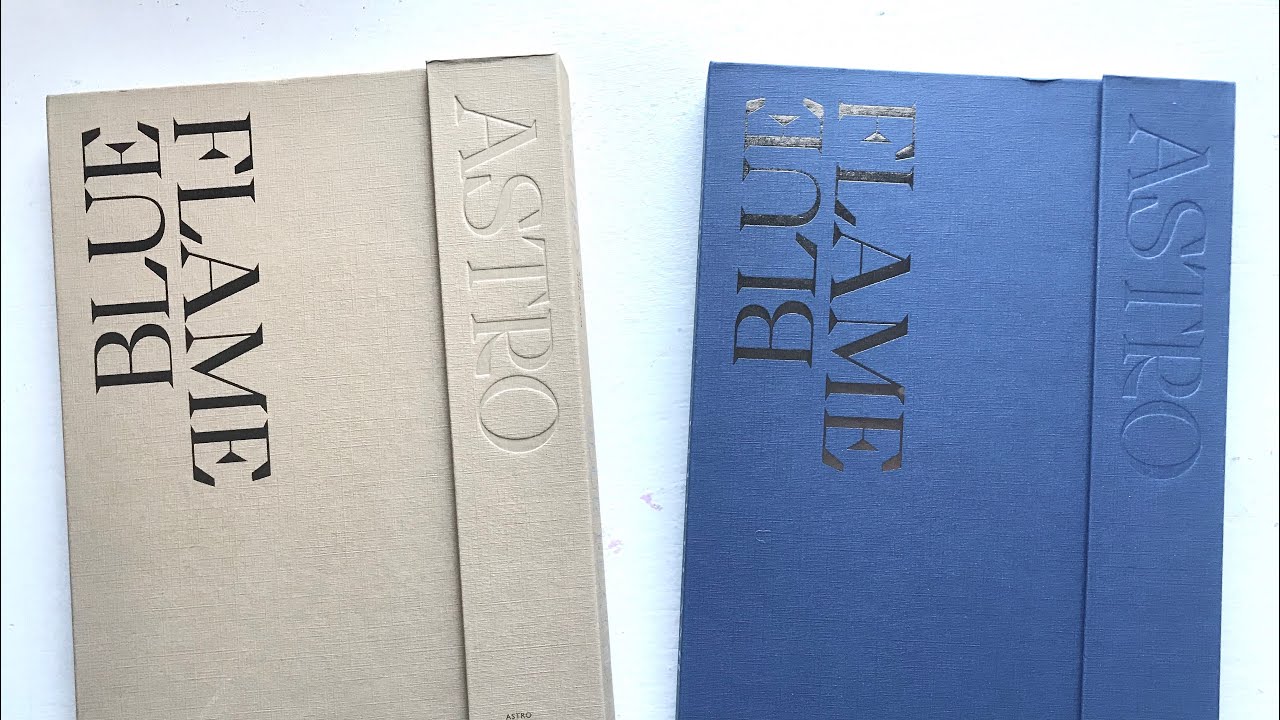 astro blue flame album unboxing (both versions) - YouTube