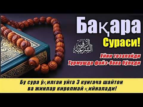 Бақара Сураси! Уйга шайтон кирмайди ва барака ёгилади | эрталабки дуолар