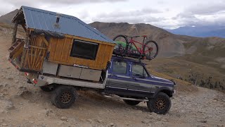 Mosquito Pass 4x4 Trail in a Homemade Truck Camper (Part 2)