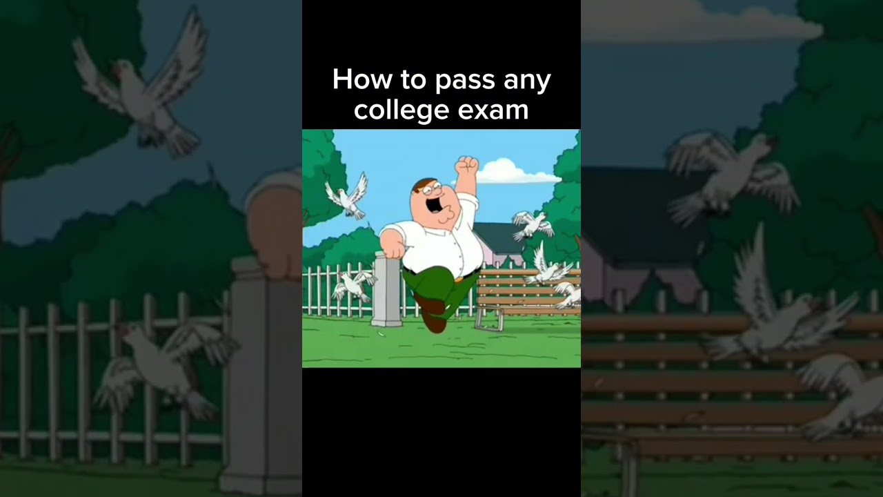 Family guy exam in college 