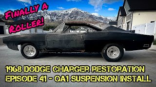 1968 Dodge Charger Restoration  Episode 41  QA1 Suspension & Wilwood Brake Install