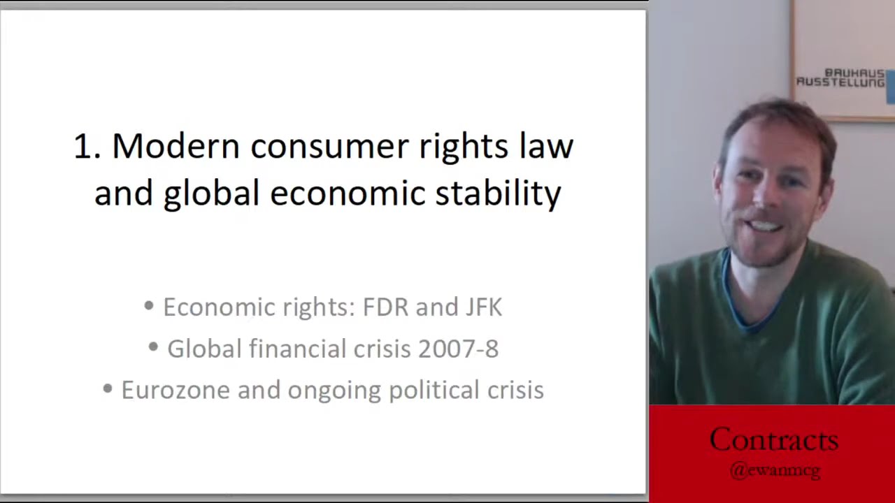 Contracts: consumer rights and corporate power