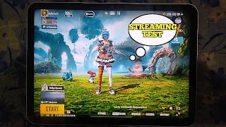 iPad 11 A16 live streaming test #bgmi #pubg #pubgmobile