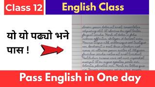 🔴Live: Class 12 English Revision ⚠️🛑