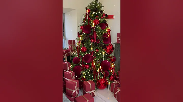 Start decorating the Christmas tree of 2025 ! #christmas #christmastree #decoration #decor #xmas