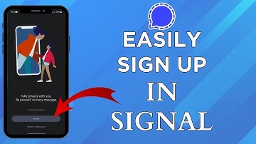 how can you easily sign up on signal app