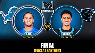 Tetairoa McMillan Scores Two TDs as Panthers Beat the Lions 32-26 · Sunday Week 4
