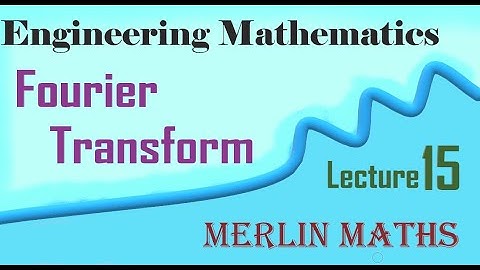 Engineering Maths 3 - Fourier Transform - problem under Fourier Transform - English