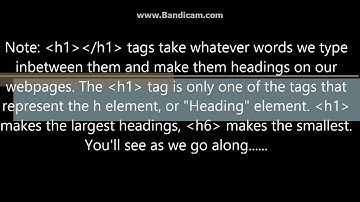 Intro to HTML: Building a Webpage About Yourself Part 1