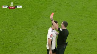 Mitrovic Red card vs Manchester United| Did he deserve it?