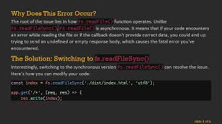Celebrity Resolving express.js Wildcard Routing Issues: Why fs.readFile Fails and How to Fix It Net Worth