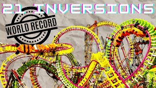 How I Set A World Record With A 21 Inversion Model Roller Coaster!