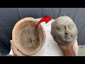 मूर्ति की फेस फ़रेम से बन रही है 🌺 |Saraswati Face Making process in clay 2026 |सरस्वती मूर्ति फेस 