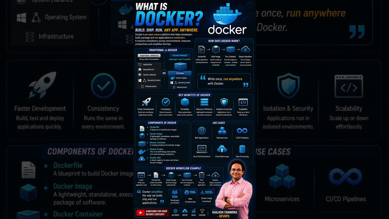 What is Docker? | DevOps Beginner Guide#shorts
