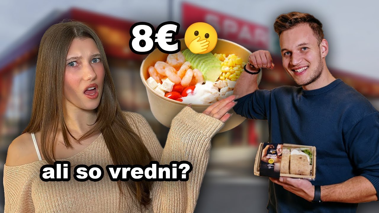 Poskusila Sem VIRALNE SPAR OBROKE!! Ali So Vredni Svojega Denarja?