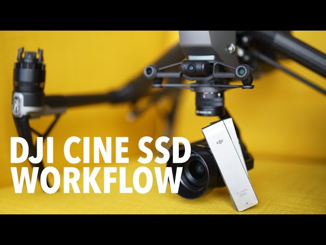 DJI Inspire 2 Cine Workflow Flow! CineSSD Station Pro Res