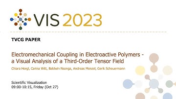 Electromechanical Coupling in Electroactive Polymers - a Visual Analysis of a Third-Order Tensor Fi